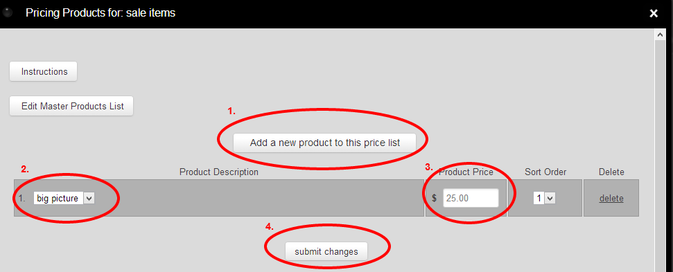 RedFrame Admin prices3