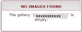 no images found