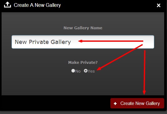 new private gallery